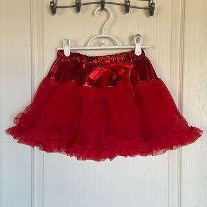 Red Tulle Skirt women’s Small